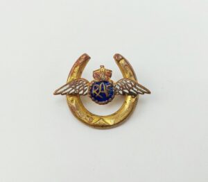 WW2 RAF Lucky Horseshoe Sweetheart Badge