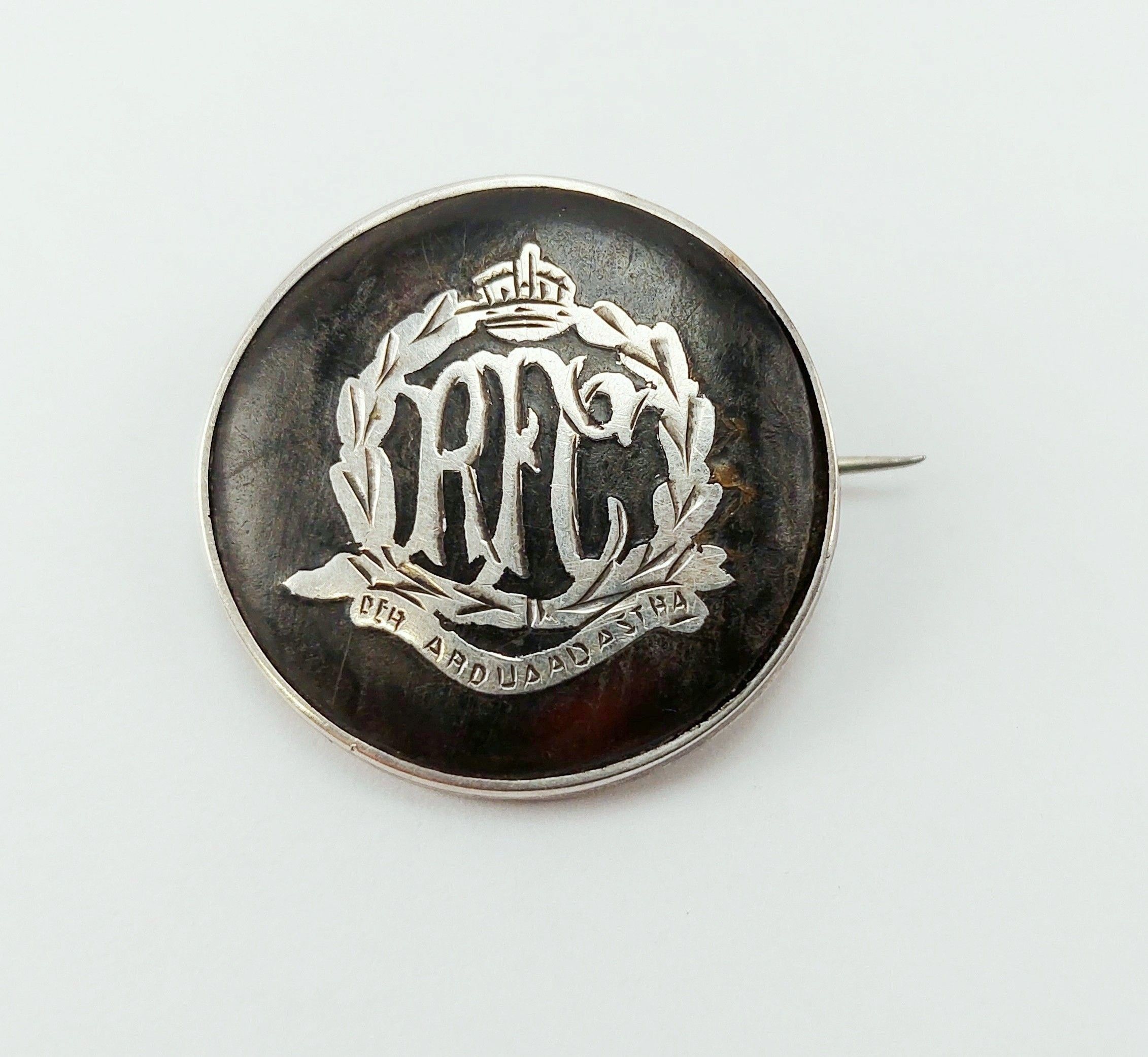 WW1 Sterling Silver Royal Flying Corps Sweetheart Badge