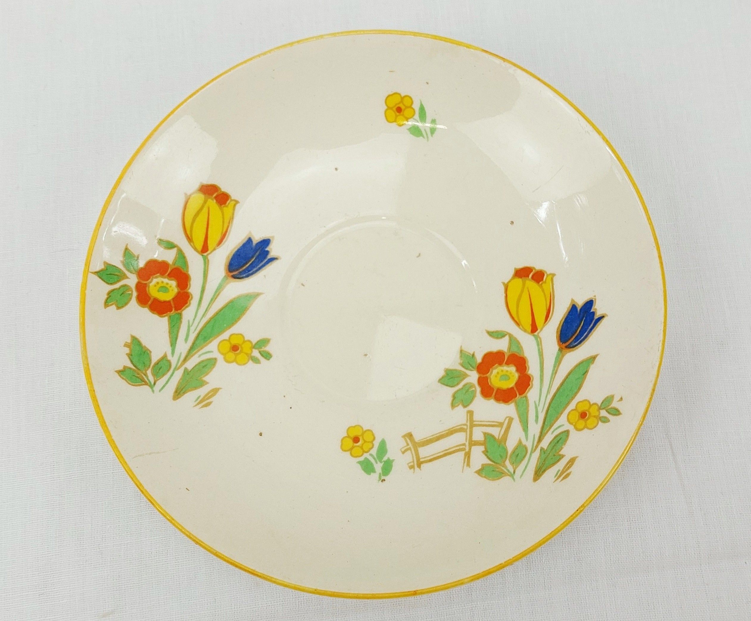 c1920’s Art Deco Thomas Forester Phoenix Ware Cup, Saucer & Plate - Image 6