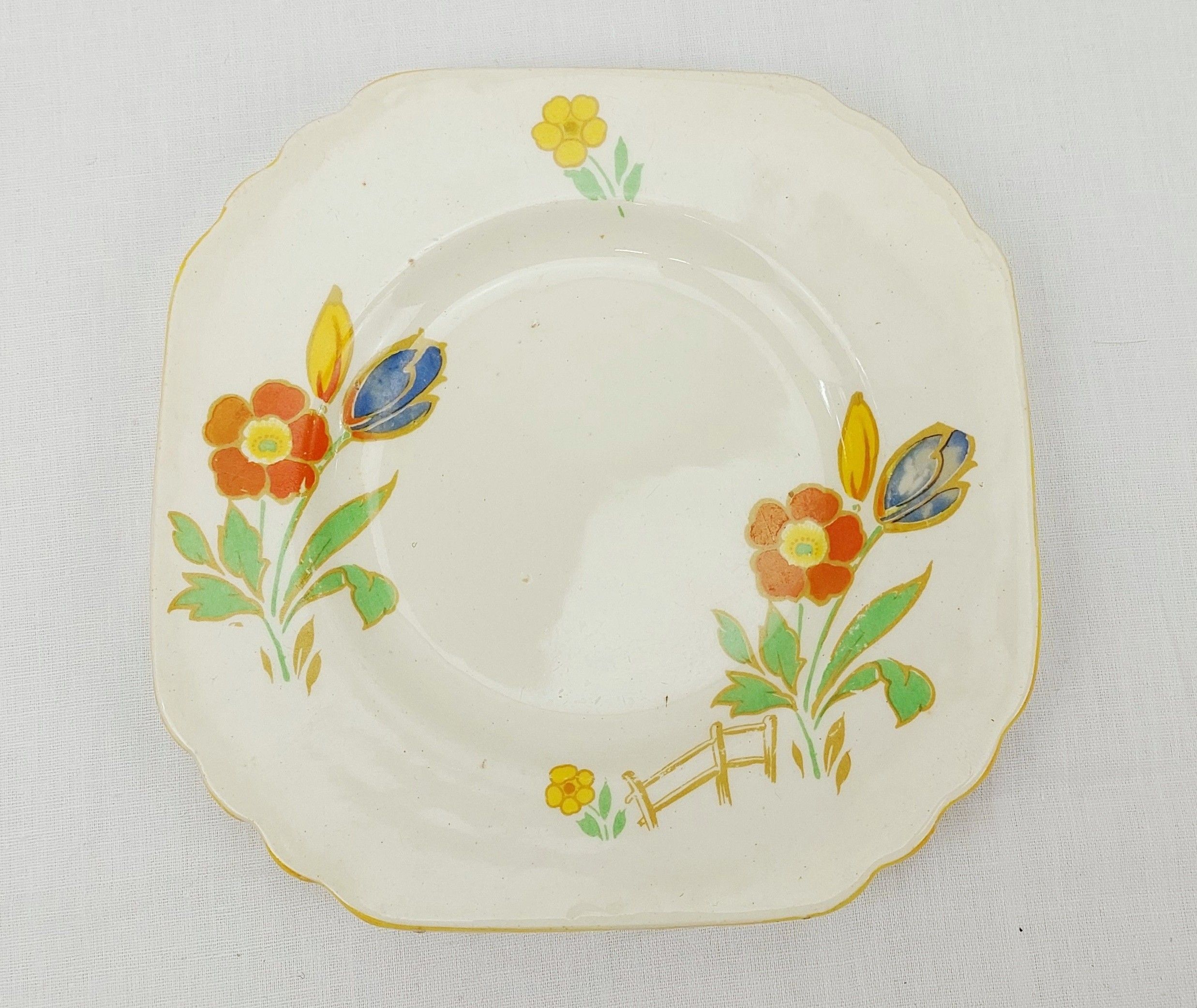 c1920’s Art Deco Thomas Forester Phoenix Ware Cup, Saucer & Plate - Image 7