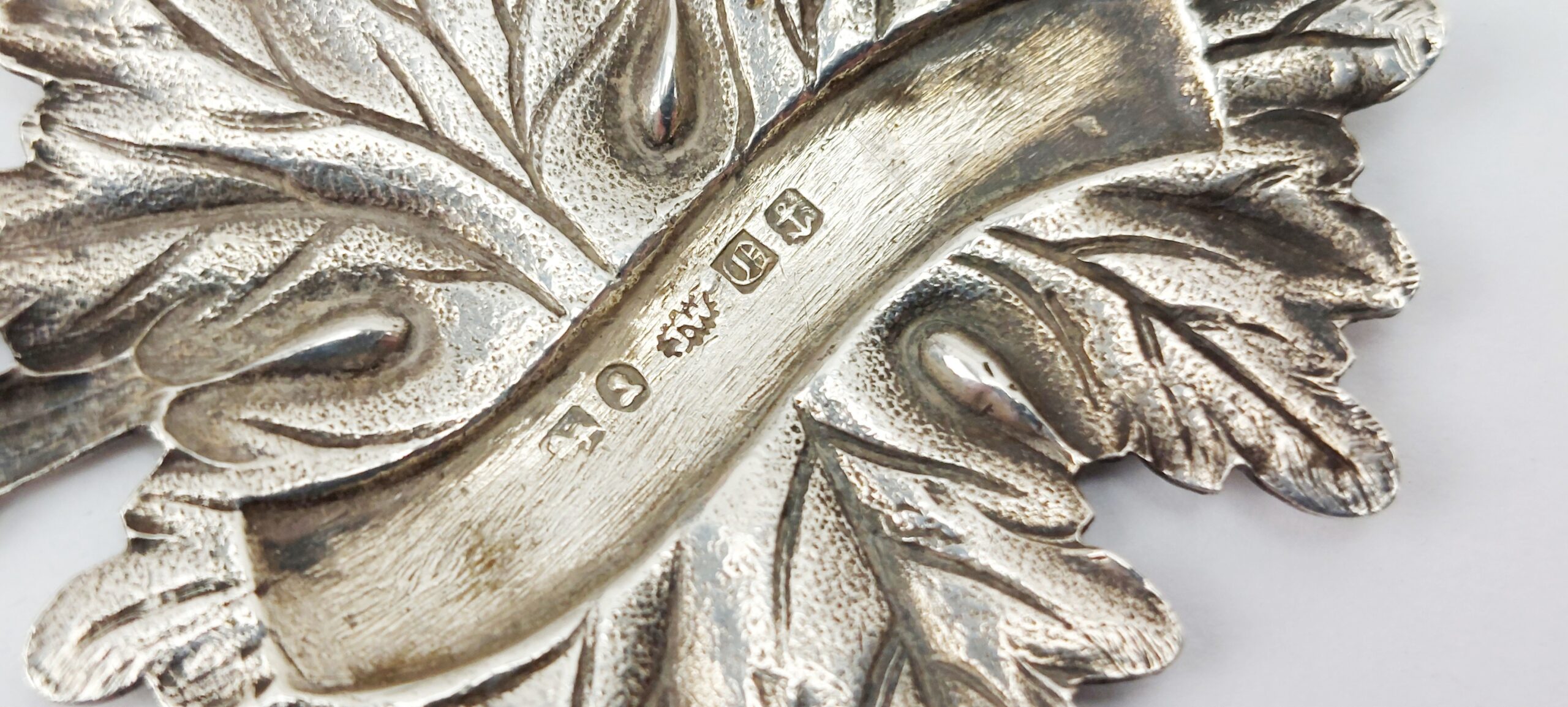 Pair George IV Birmingham 1828 Sterling Silver Decanter Labels - Image 4