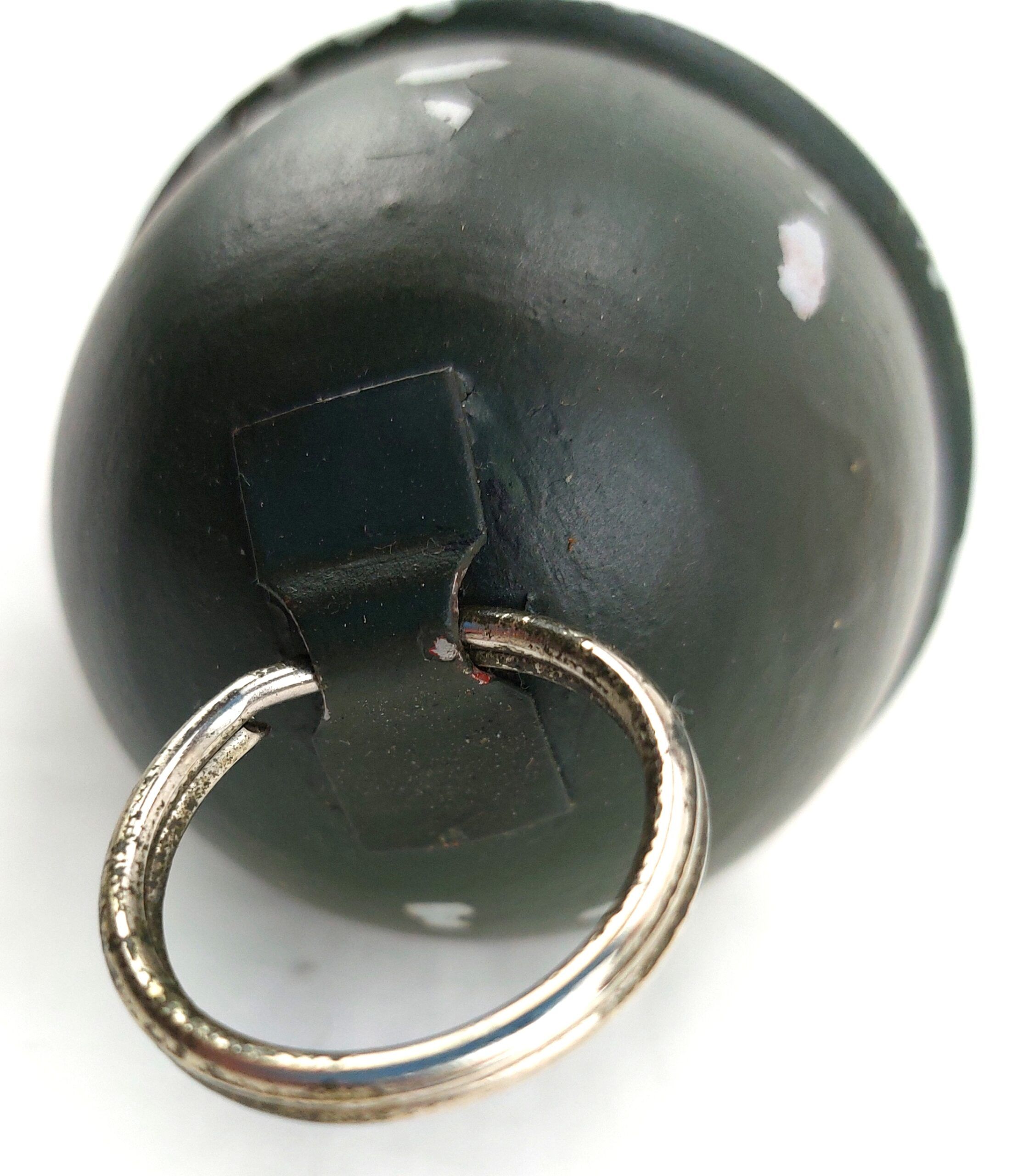 Replica, German, WW2, Model 39 Egg Grenade, Blue Cap, Marked CUJ 44, Inert - Image 5
