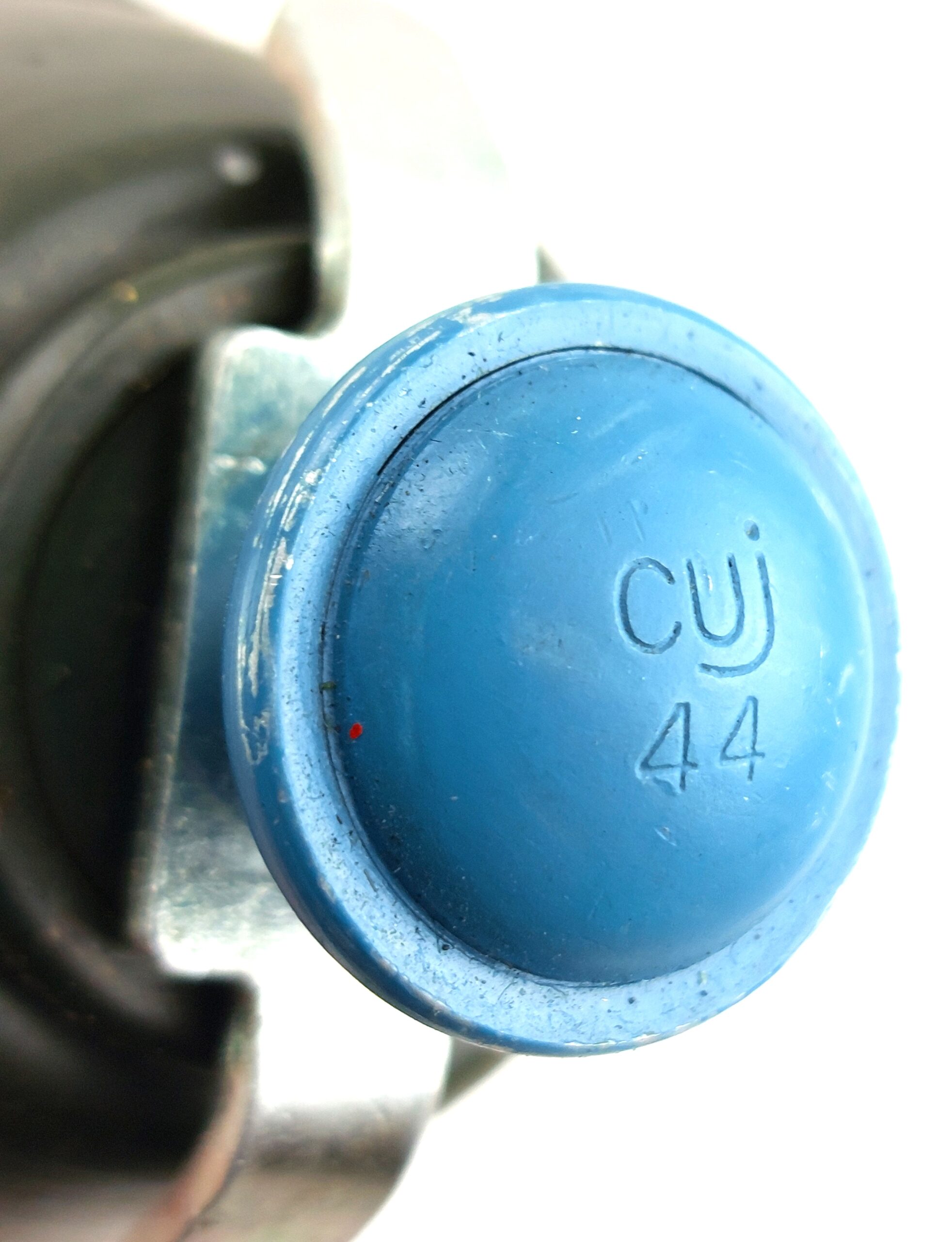 Replica, German, WW2, Model 39 Egg Grenade, Blue Cap, Marked CUJ 44, Inert - Image 6