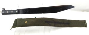 U.S., WW2, Navy MK-2 Legitimus, Collins & Co Machete, Dated 1944, with 1970 dated Sheath