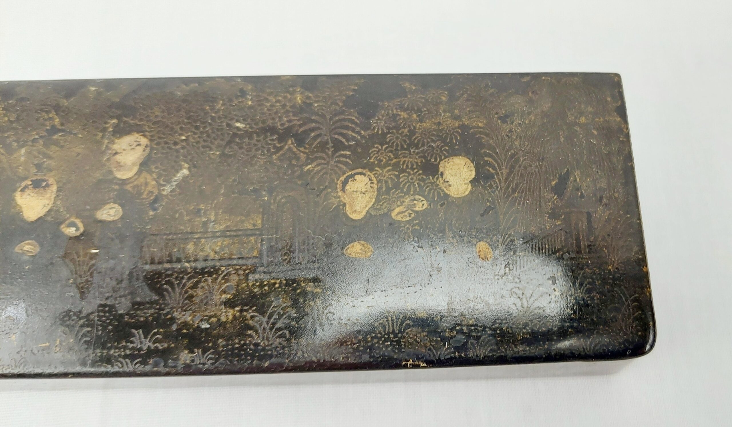 Victorian Papier Mache Stamp Box - Image 5