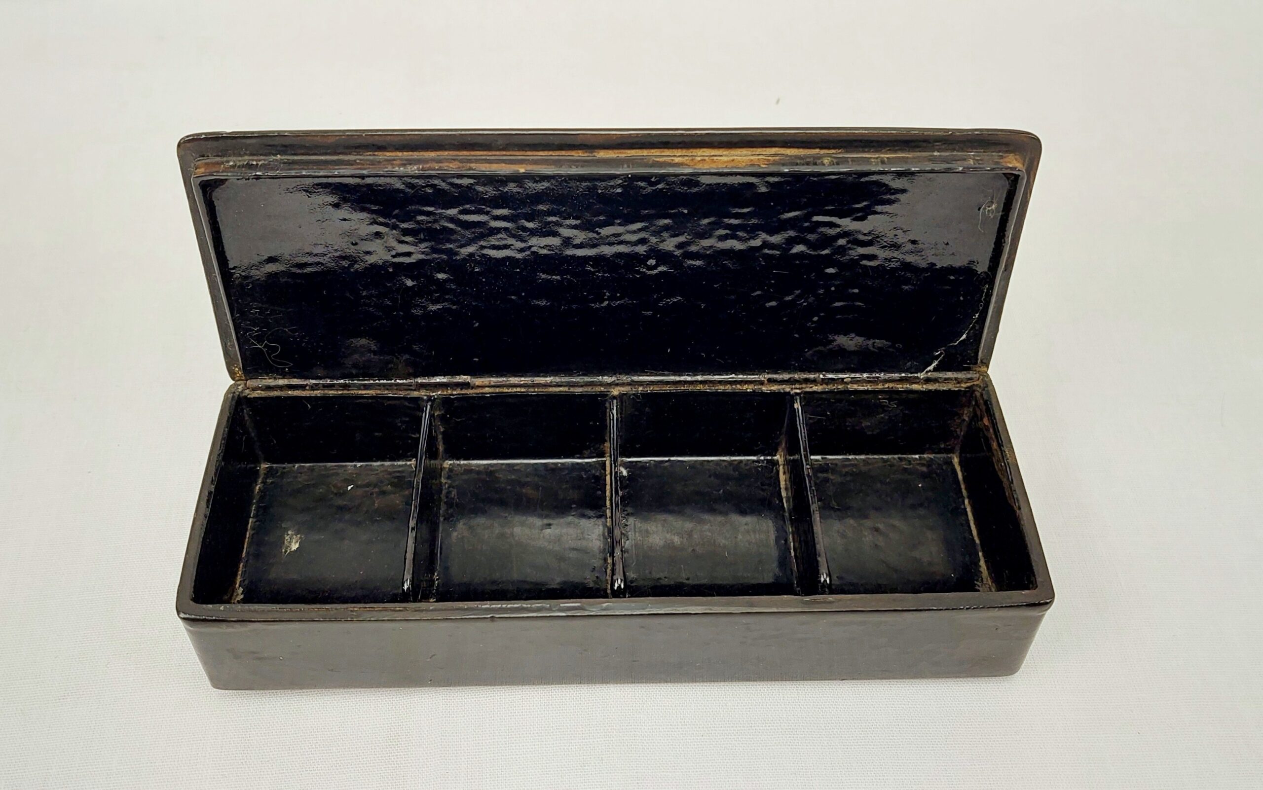 Victorian Papier Mache Stamp Box - Image 3