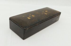 Victorian Papier Mache Stamp Box