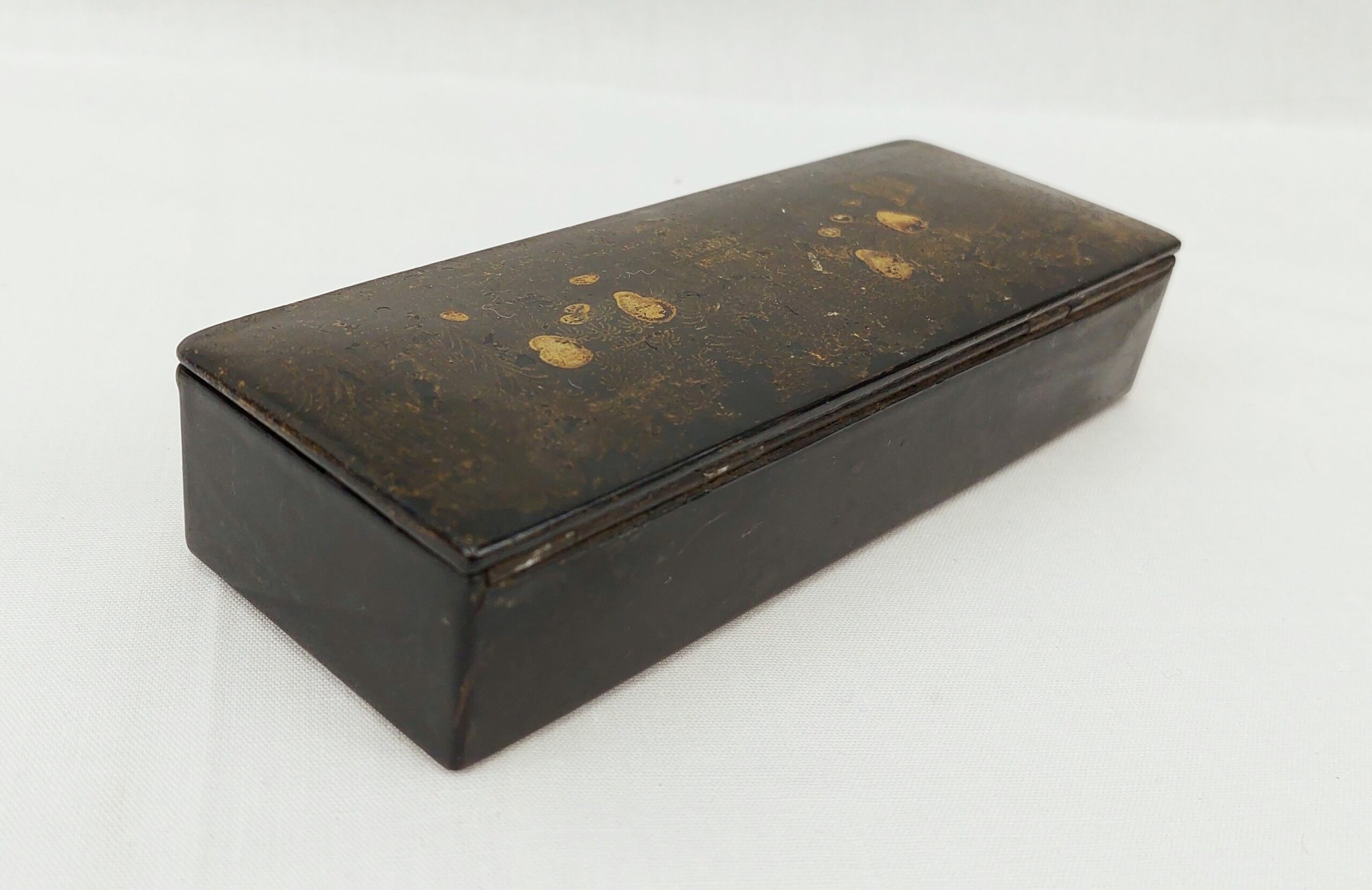 Victorian Papier Mache Stamp Box