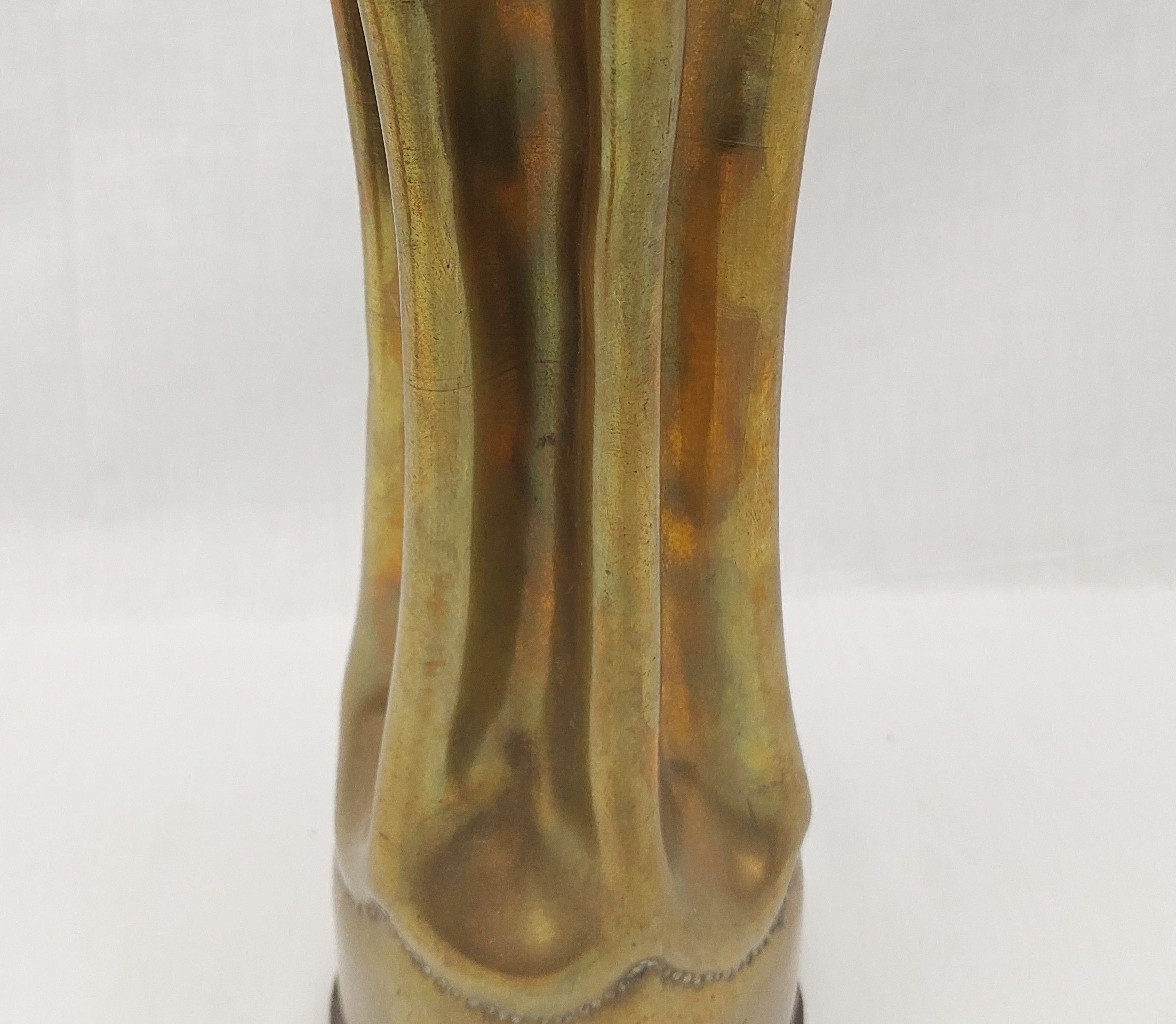 WW1 French Verdun Trench Art Shell Case - Image 5