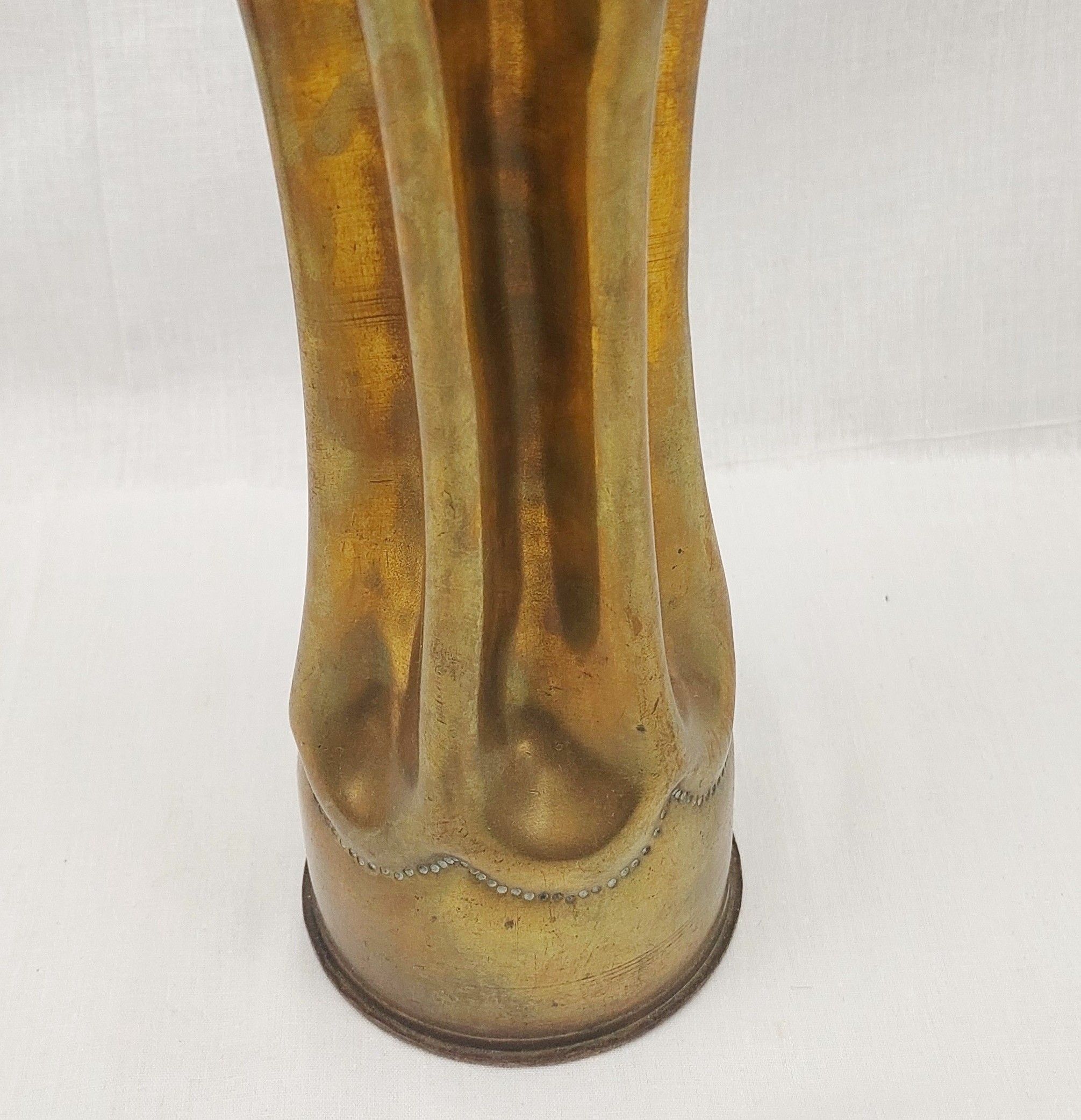 WW1 French Verdun Trench Art Shell Case - Image 4