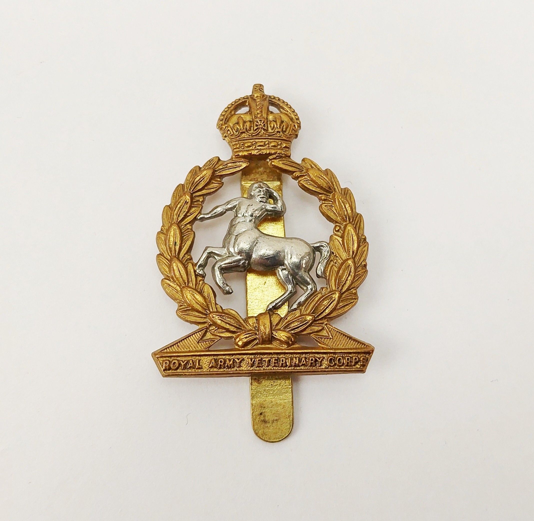 WW1 Royal Army Vetinary Corp Cap Badge