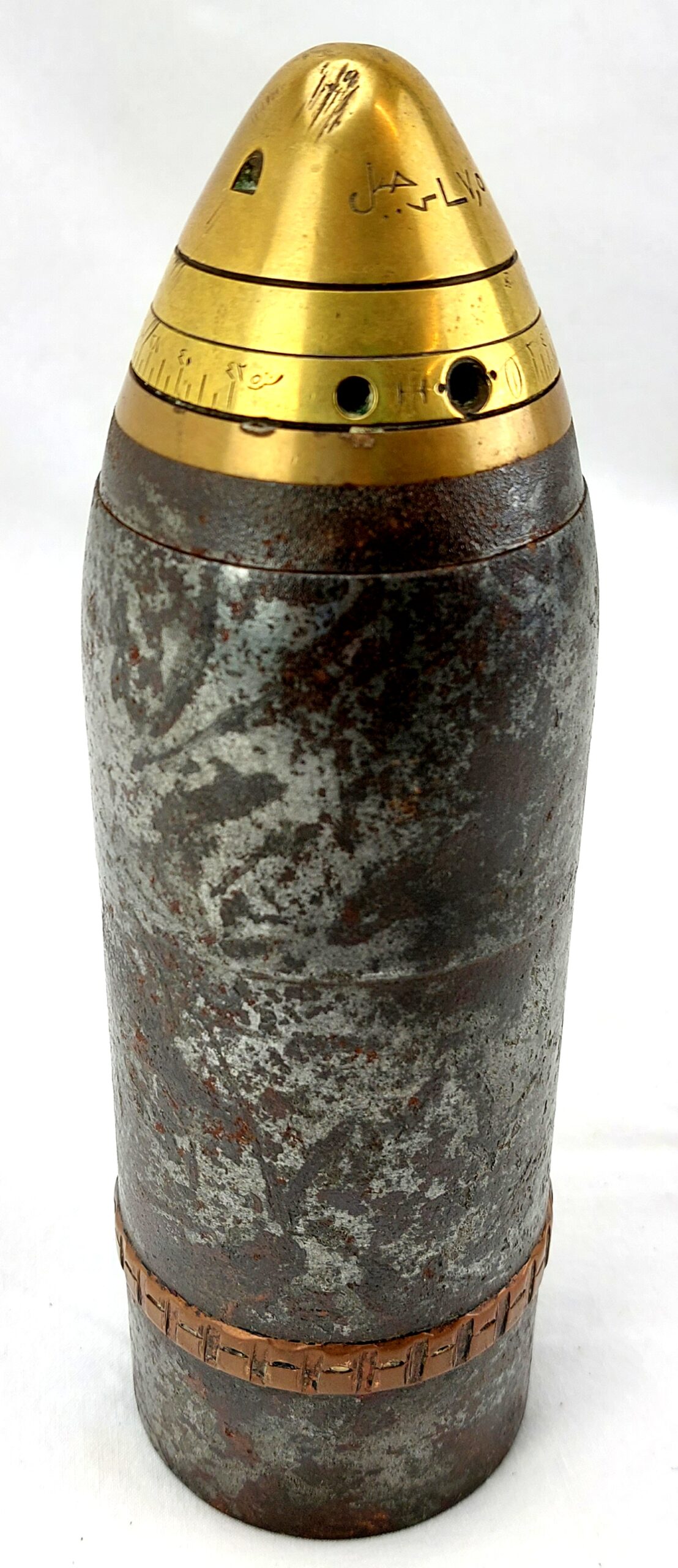 WW1, Turkish, 75mm Artillery Shell