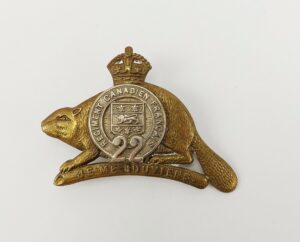 WW2 22nd Regiment Canadian Cap Badge