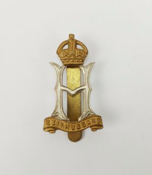 WW2 23rd Hussars Cap Badge