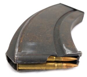 WW2, Bren Gun MK 11 Magazine, with 7 Inert Rounds, dated 1942, Made by Lithgow