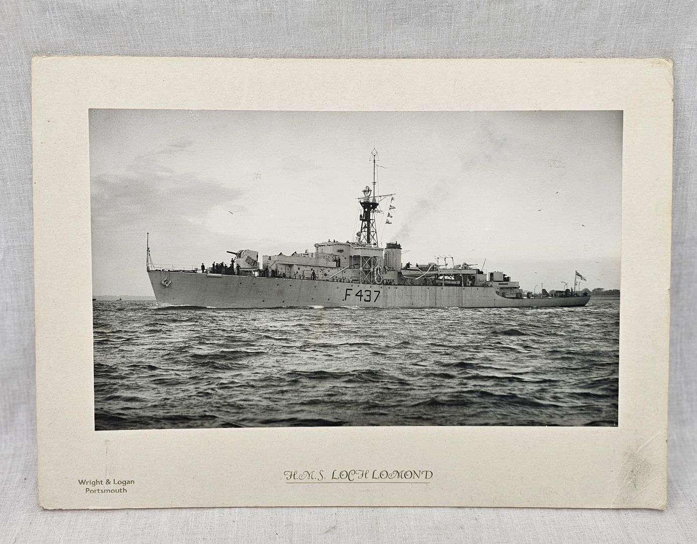 Wright And Logan Photograph Of HMS Loch Lomond