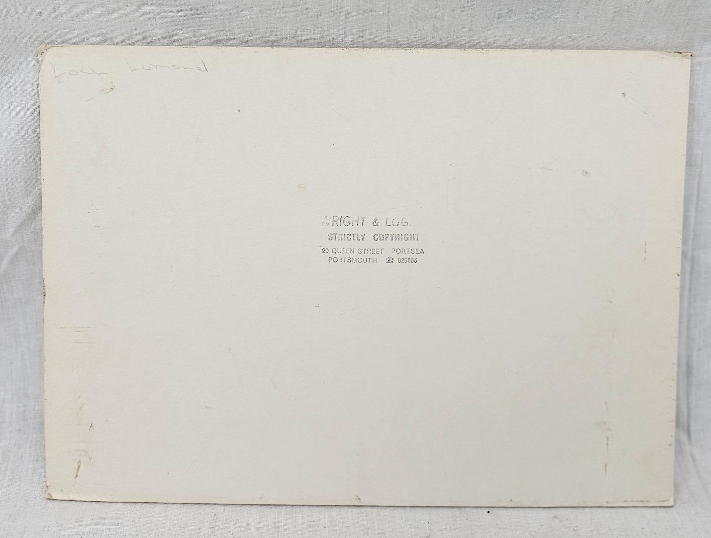 Wright And Logan Photograph Of HMS Loch Lomond - Image 4