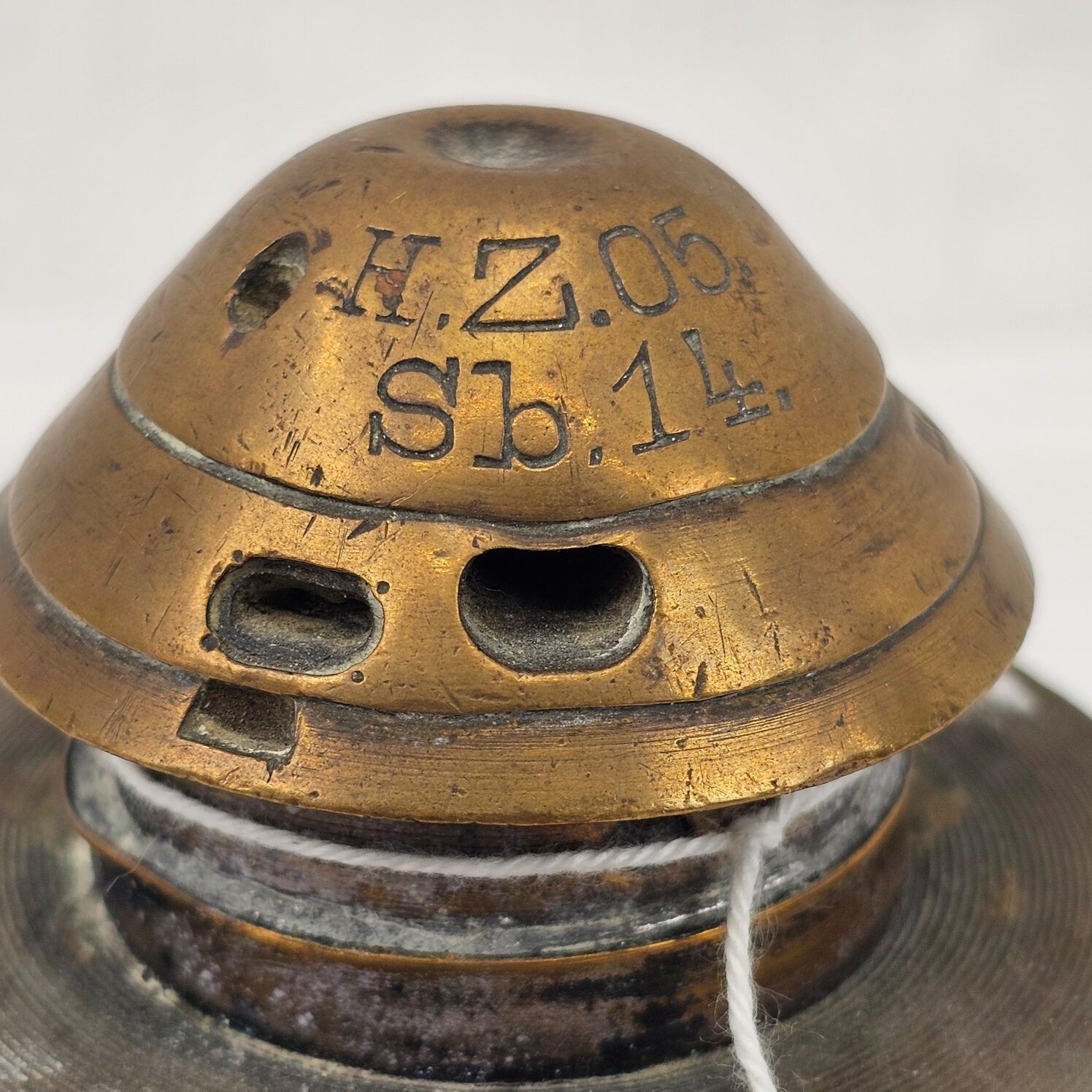 1915 Dated WW1 HZ05 Time and Percussion German Fuse - 1905 Pattern - Image 3