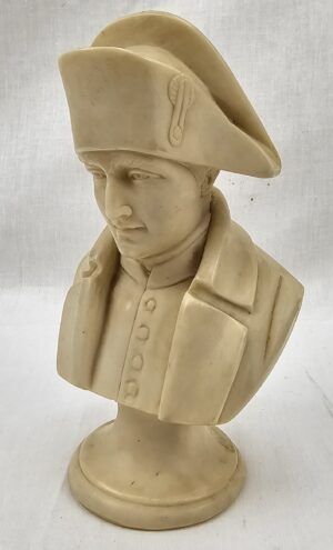 19th Century Alabaster Bust Of Napoleon