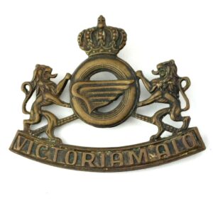 Belgium, WWI, Air Force Cap Badge - Victoriam Alo (Hail Victory)