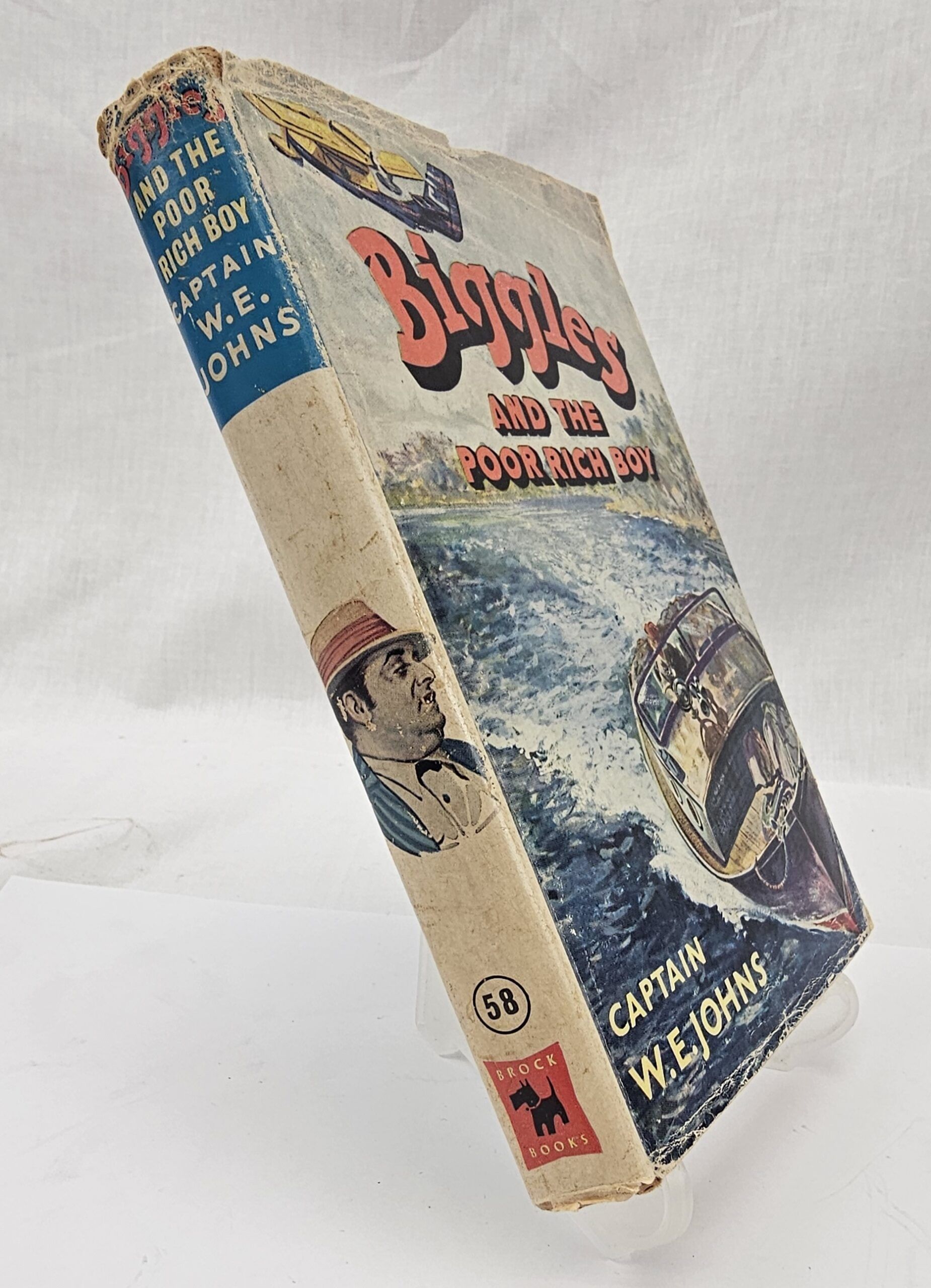 Biggles And The Poor Rich Boy Hardback Book By Captain W E Johns - Image 2