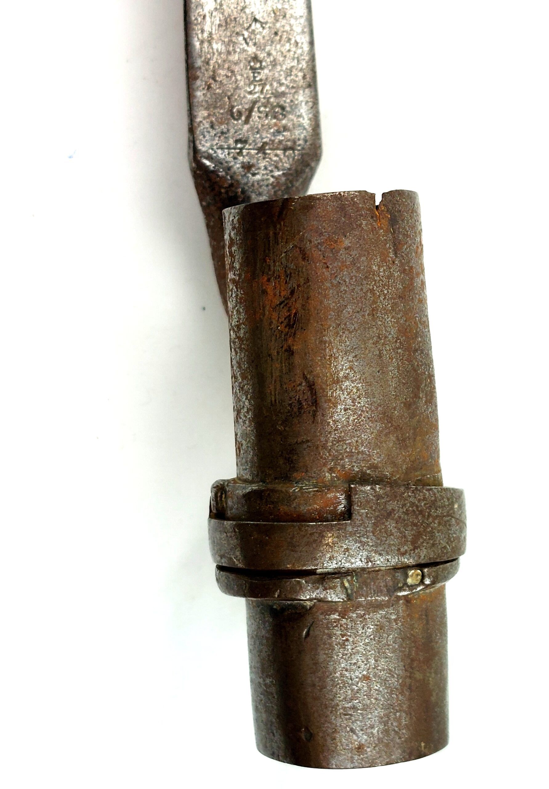 British, 1876 Pattern (Bayonet Common long) Martini Henry Socket Bayonet, Dated 1888, Made at RSA Enfield - Image 6