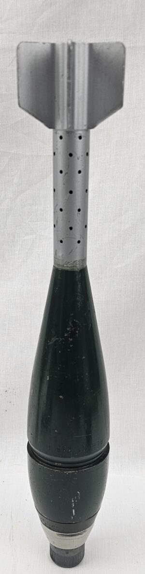 British 1975 81mm HE Mortar Round
