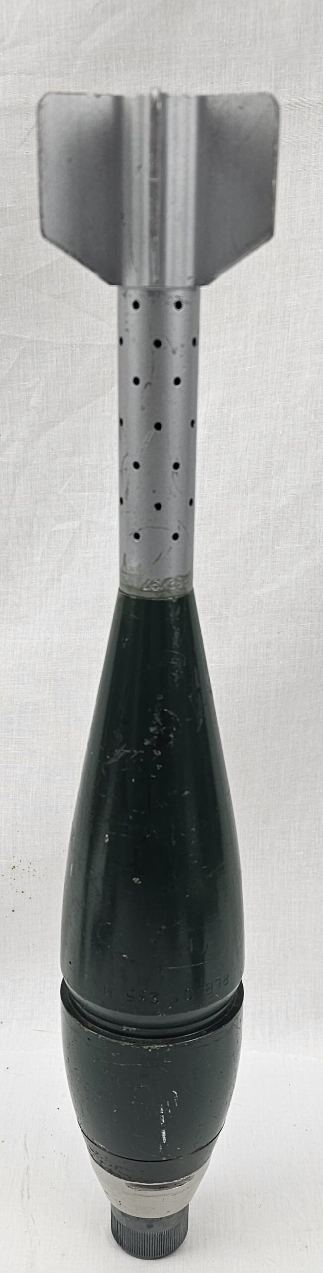 British 1975 81mm HE Mortar Round