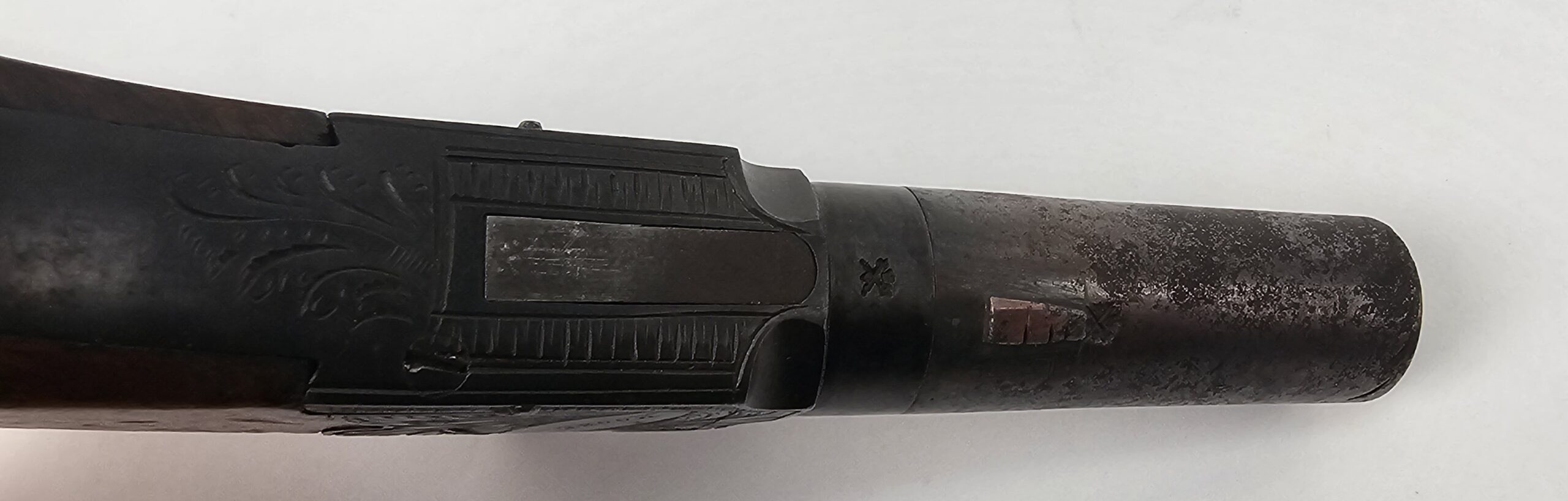 British Circa 1830 Boxlock Percussion Pistol By Moore Of London - Image 7