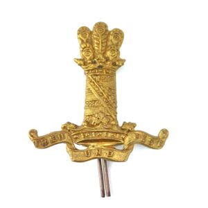 British, Original 11th Hussars (Prince Albert's Own) Cap Badge - Treu und Fest