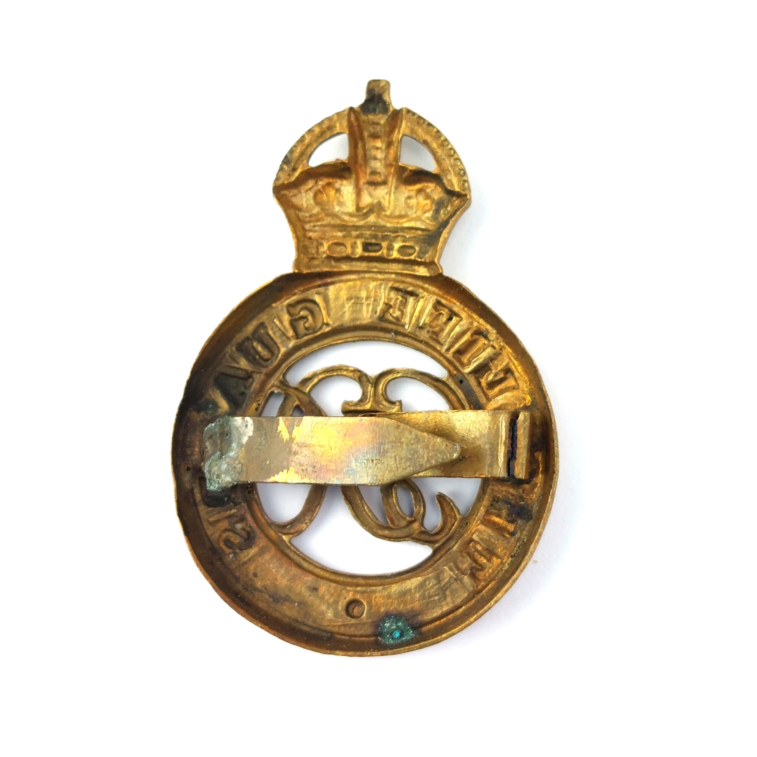 British, Original George VI The Life Guards Cap Badge, Kings Crown - Image 2