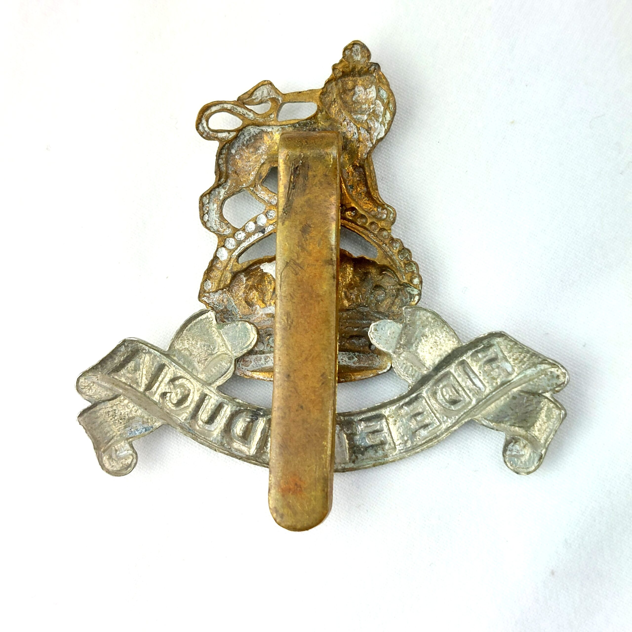 British, Original Royal Army Pay Corps (RAPC) (Fide et Fiducia) Cap Badge, Kings Crown - Image 2