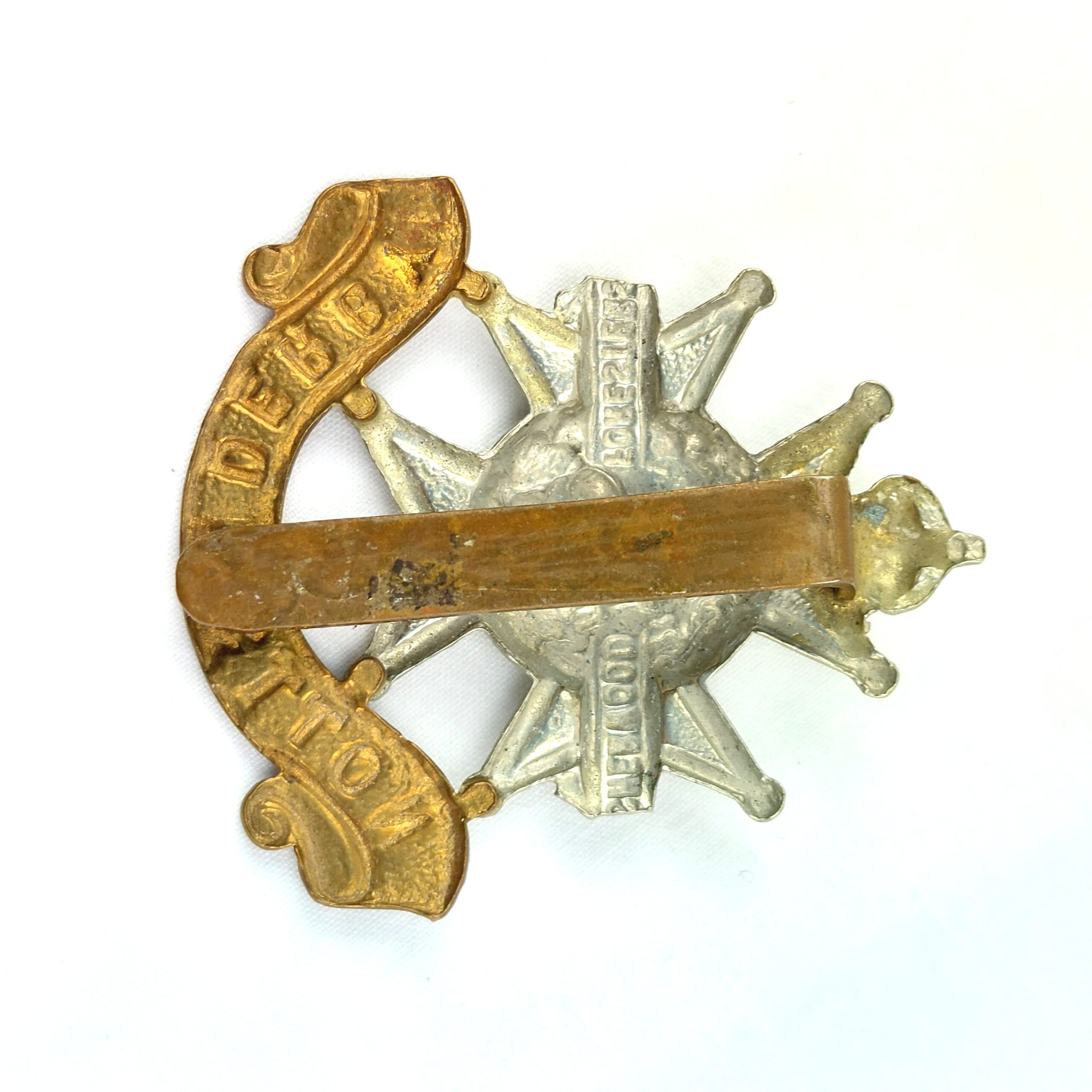 British, Original Sherwood Foresters Notts & Derby Regimental Cap Badge, Kings Crown - Image 2