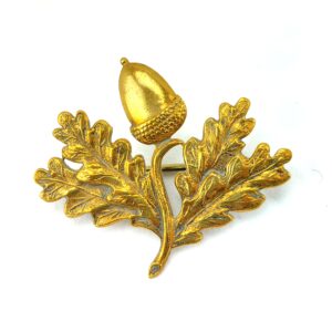 British, Original South Nottinghamshire Hussars Yeomanry Officers Brass Cap Badge, 2 Lugs