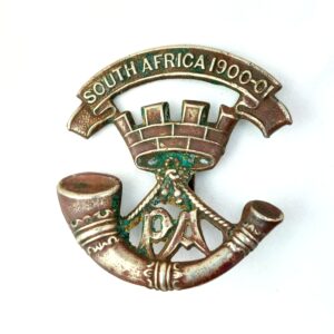 British, The Somerset Light Infantry (Prince Albert's) Cap Badge, South Africa 1900-01
