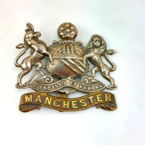 British, WW1, Original Manchester Regimental Cap Badge