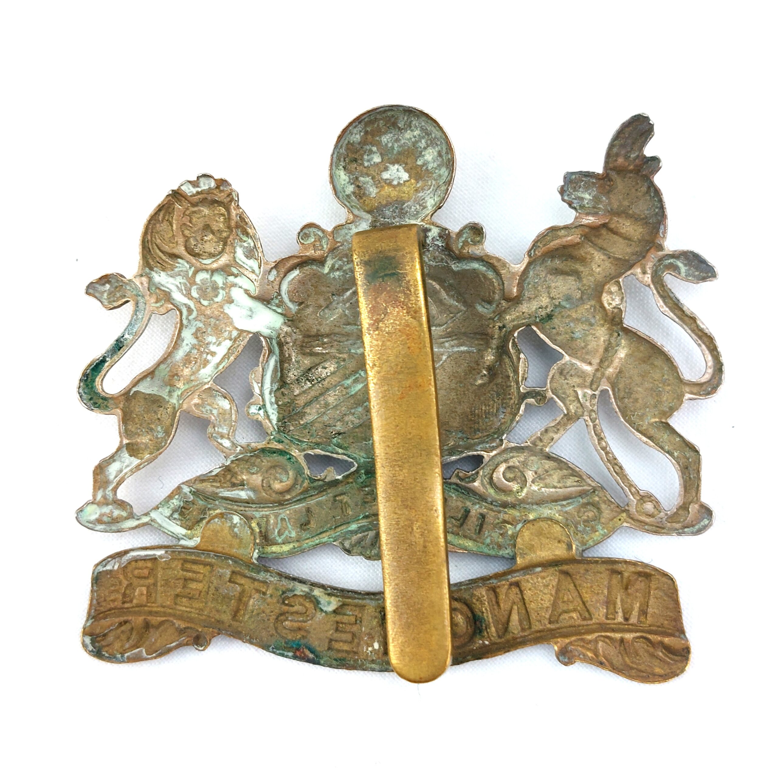 British, WW1, Original Manchester Regimental Cap Badge - Image 2