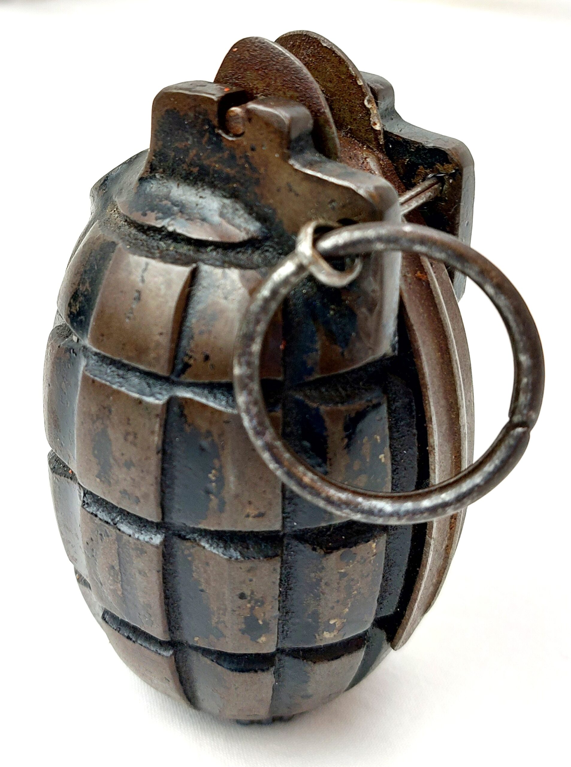 British, WW2, No.36M MK1 "Mills Bomb" Grenade, "Mesopotamian" variant, Dated 1941, Inert