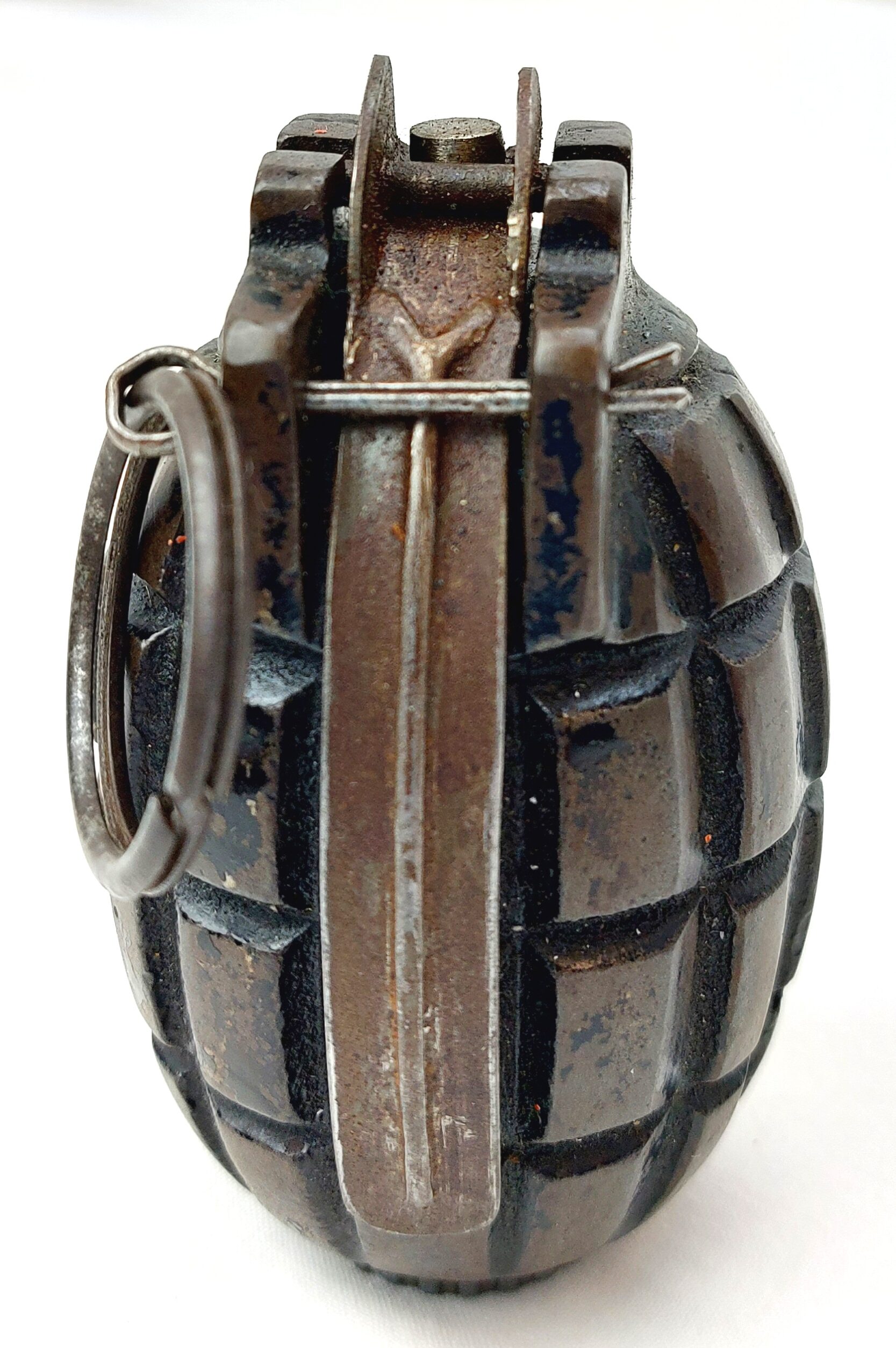 British, WW2, No.36M MK1 "Mills Bomb" Grenade, "Mesopotamian" variant, Dated 1941, Inert - Image 2
