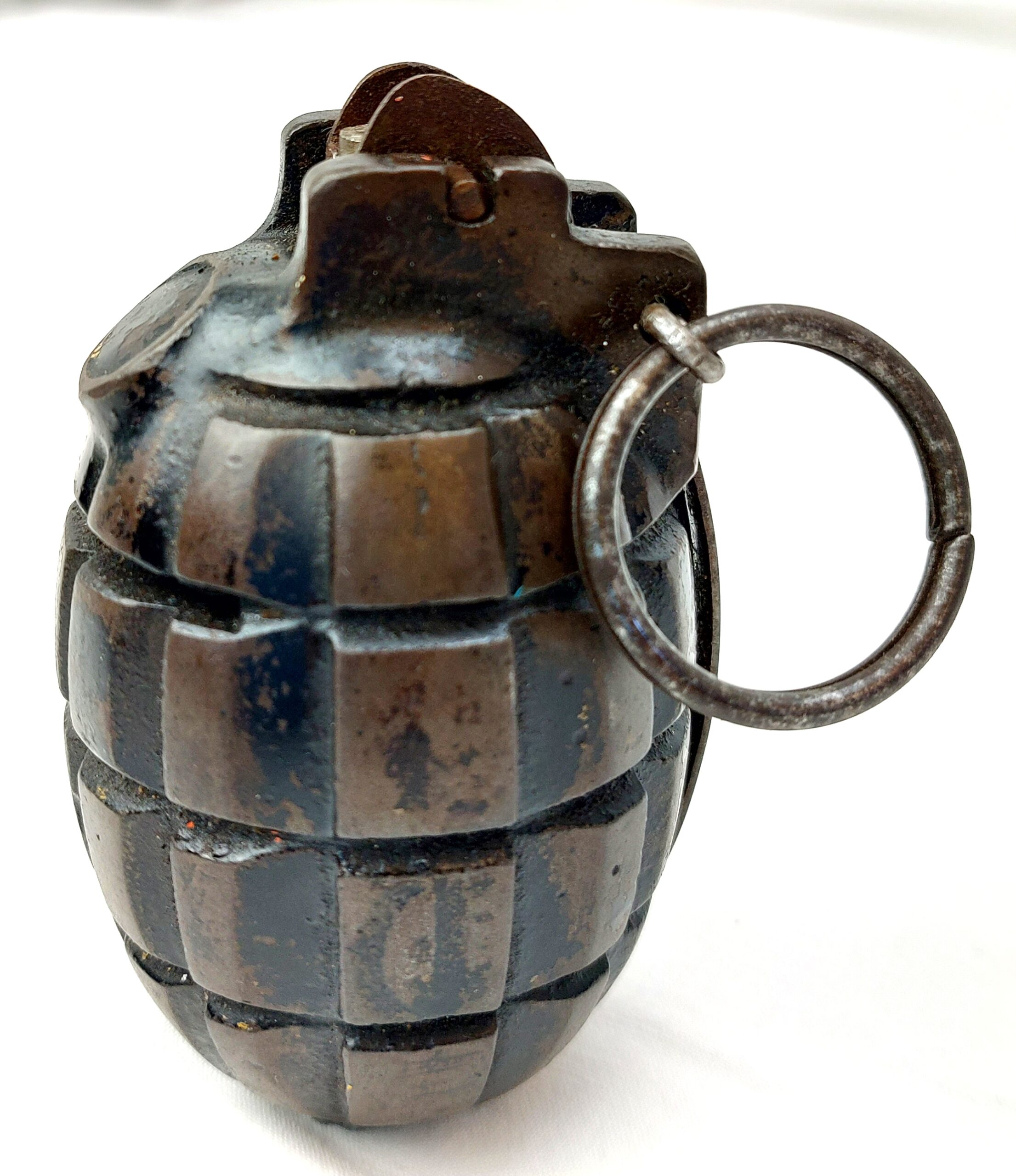 British, WW2, No.36M MK1 "Mills Bomb" Grenade, "Mesopotamian" variant, Dated 1941, Inert - Image 5