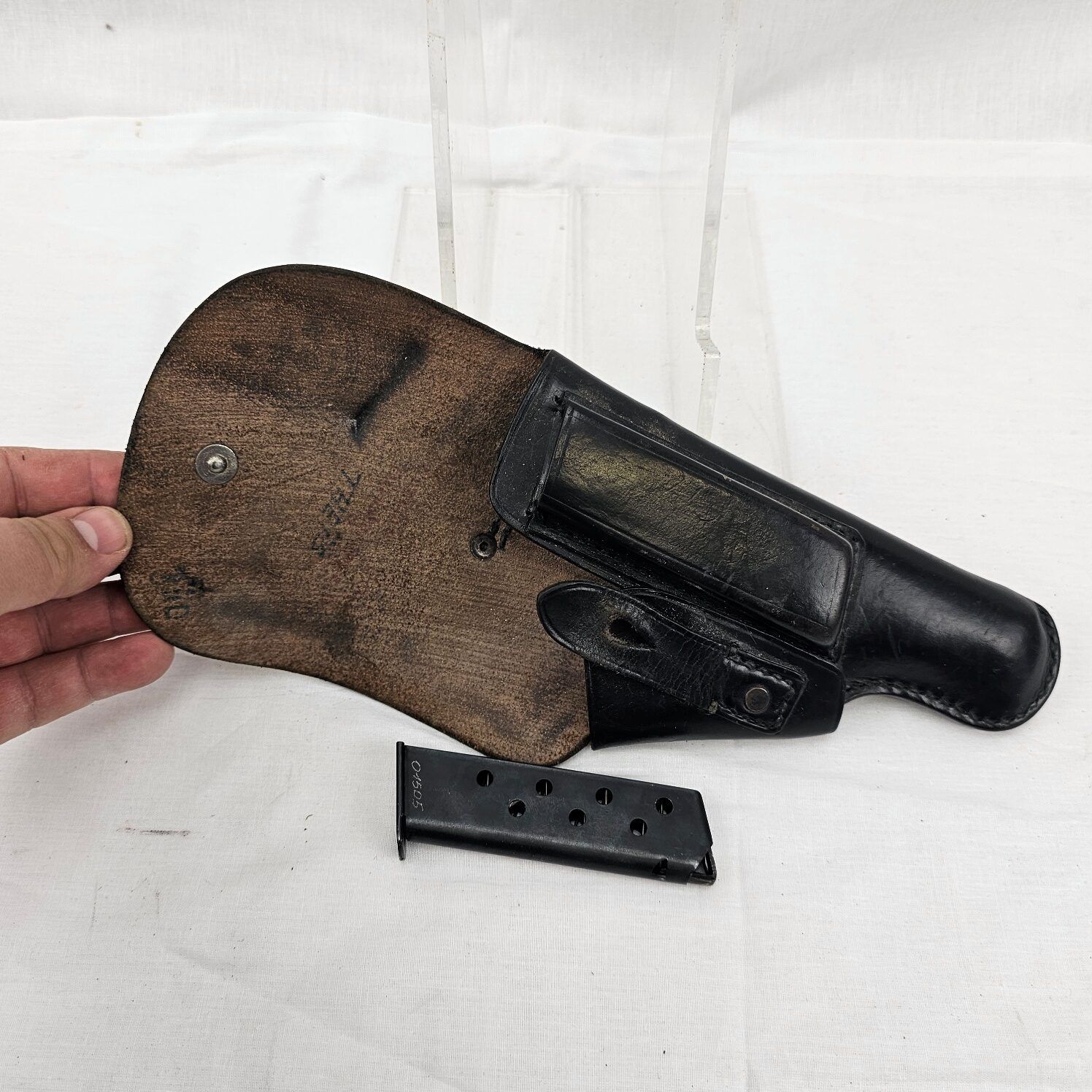 East Germany's Secret Walther Clone The Pistole 1001-0, Holster and spare Mag - Deactivated - Image 12