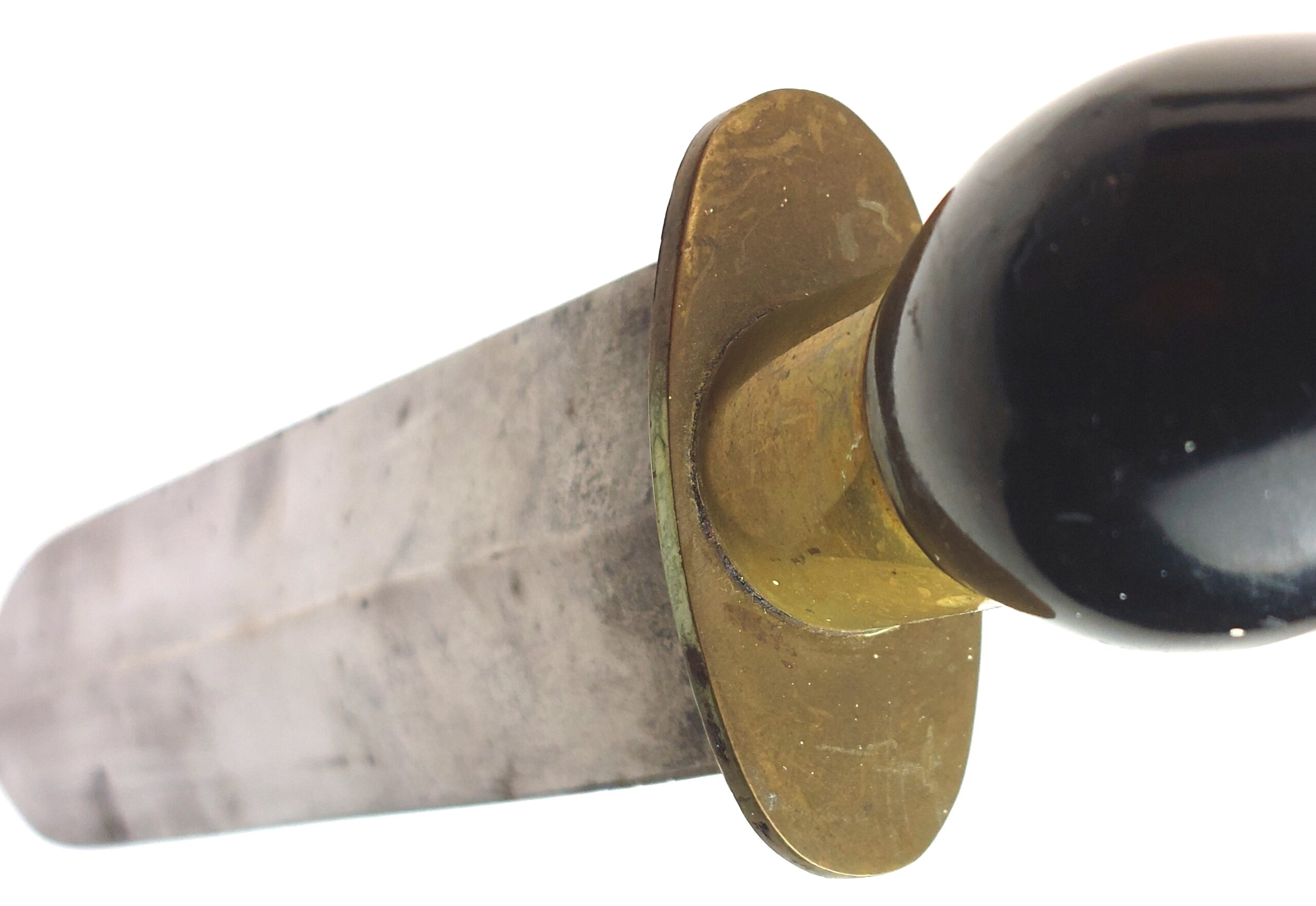 Fifth Style Siebe Gorman Divers Knife with Ebonite Grip and Brass Scabbard, c.1970-80 - Image 12