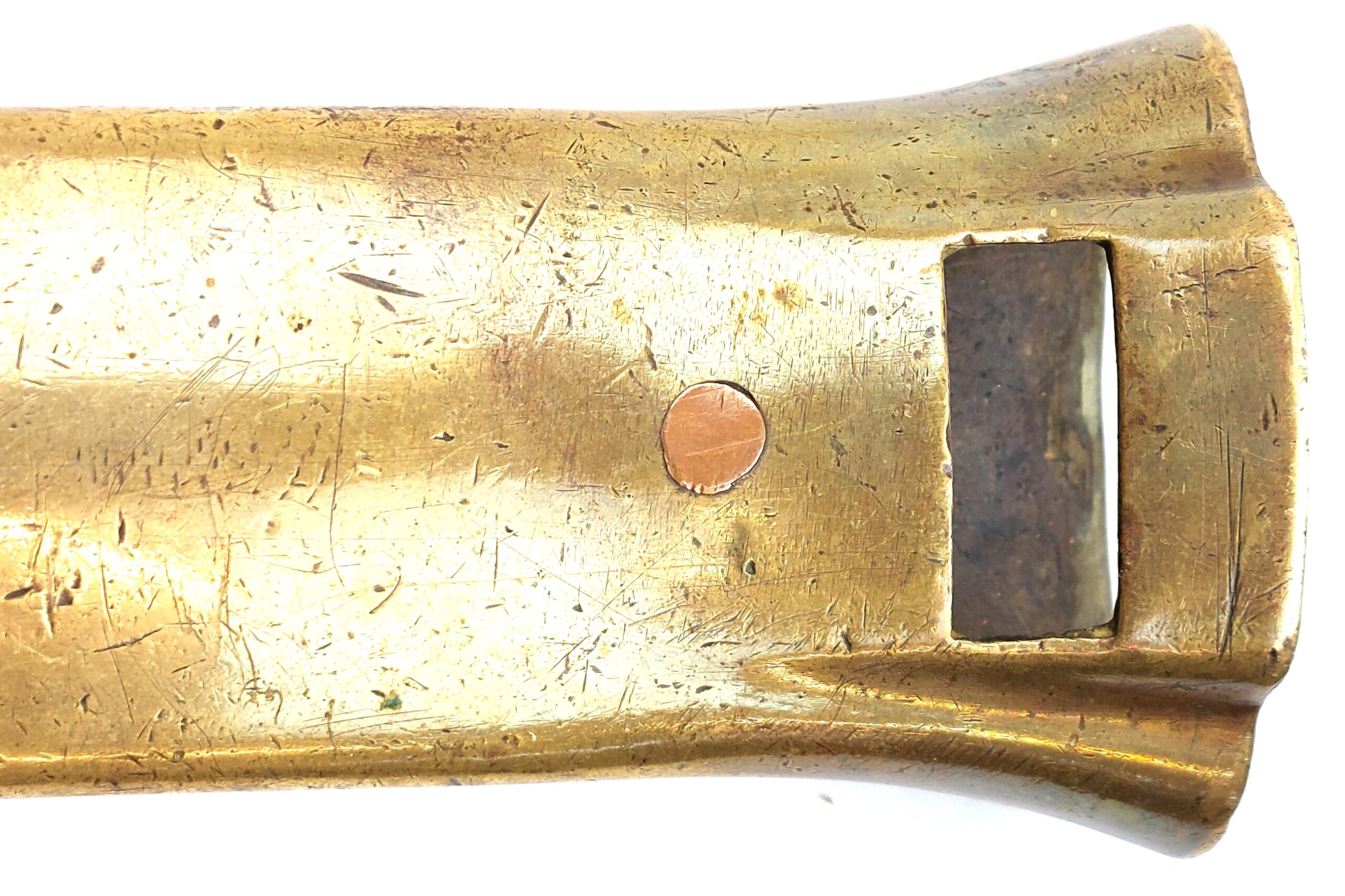 Fifth Style Siebe Gorman Divers Knife with Ebonite Grip and Brass Scabbard, c.1970-80 - Image 19