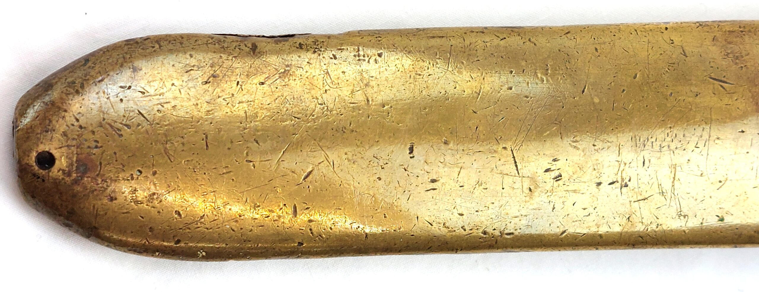 Fifth Style Siebe Gorman Divers Knife with Ebonite Grip and Brass Scabbard, c.1970-80 - Image 20