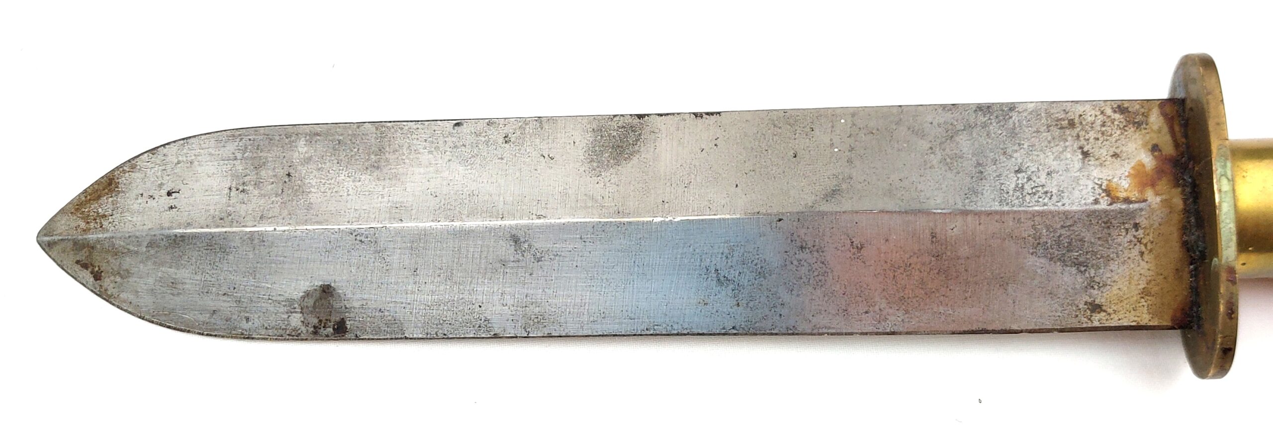 Fifth Style Siebe Gorman Divers Knife with Ebonite Grip and Brass Scabbard, c.1970-80 - Image 7