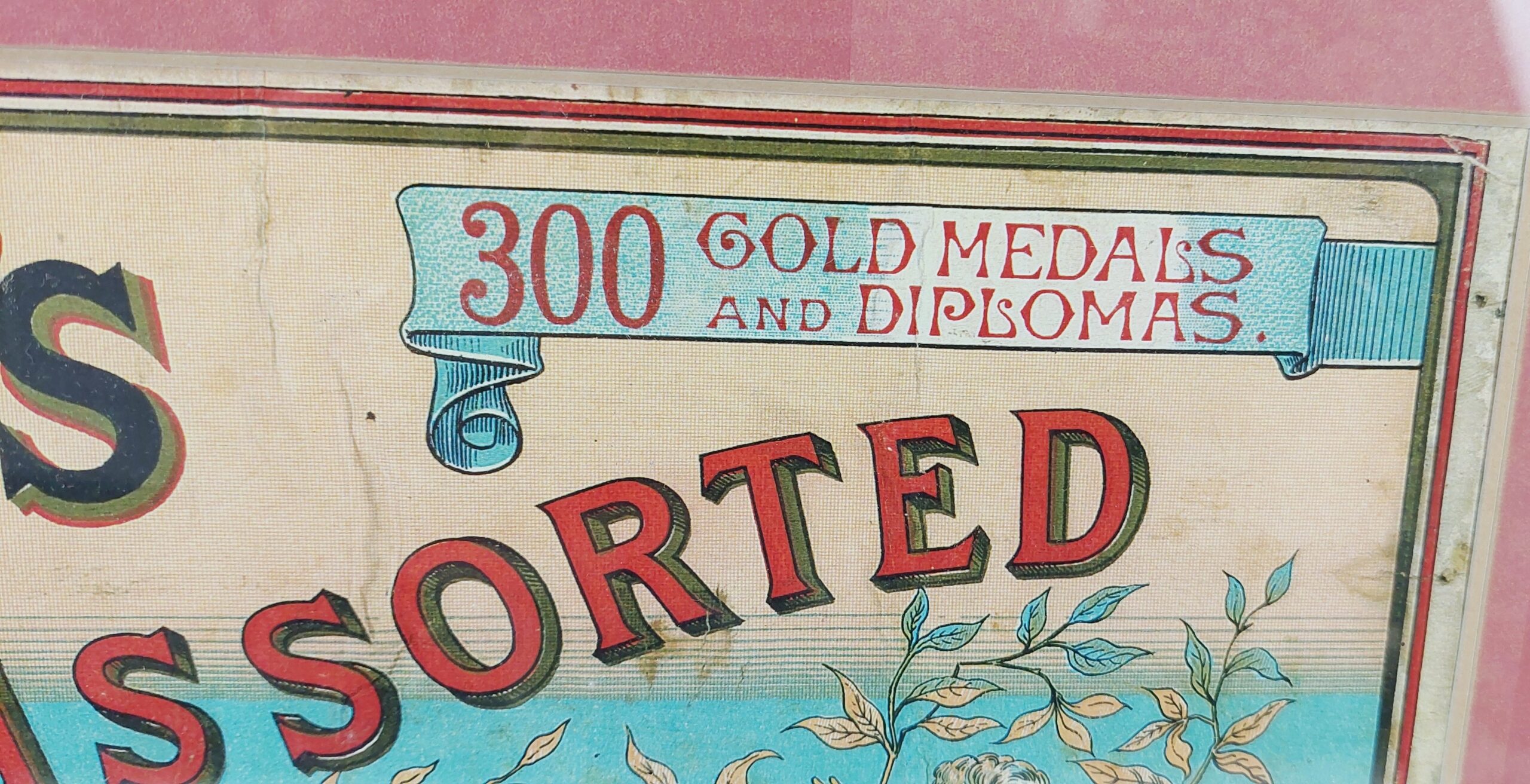 Framed Edwardian Fry's Advertising Box Label - Image 5
