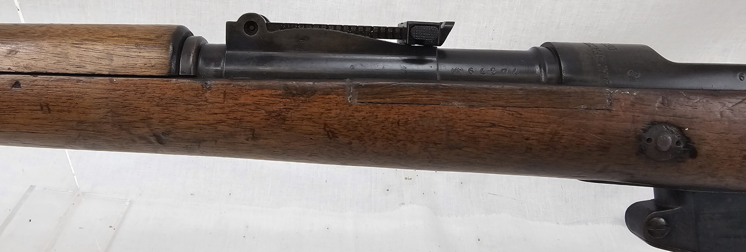 French Made Mauser 1889 Model Rifle Deactivated - Image 4