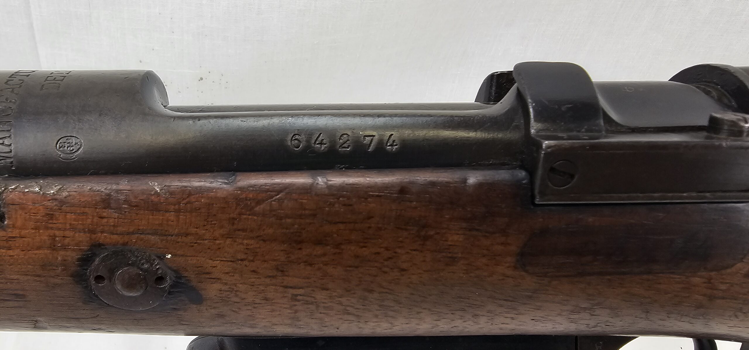 French Made Mauser 1889 Model Rifle Deactivated - Image 7