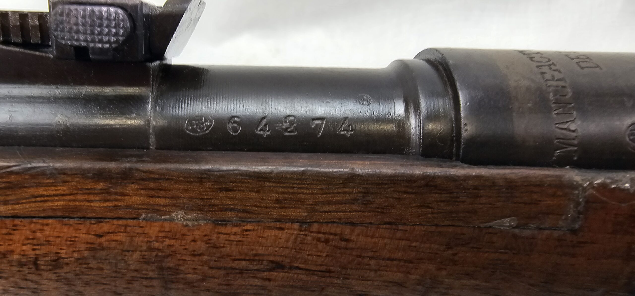 French Made Mauser 1889 Model Rifle Deactivated - Image 8