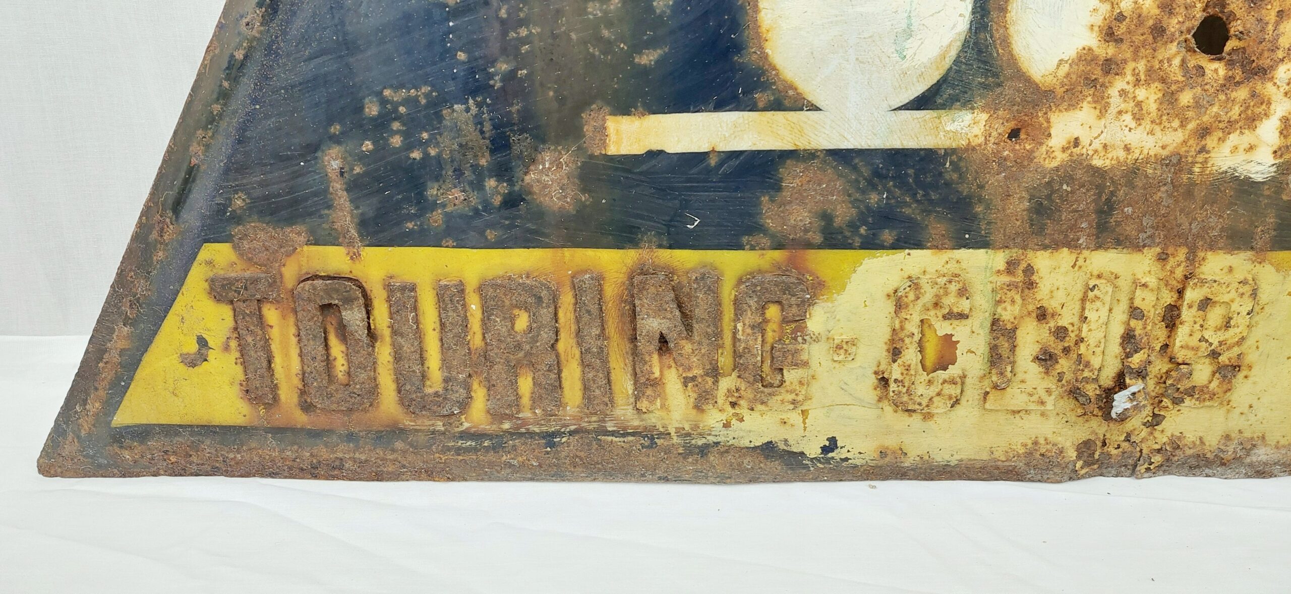 French Railway Level Crossing Enamel On Steel Sign - Image 7